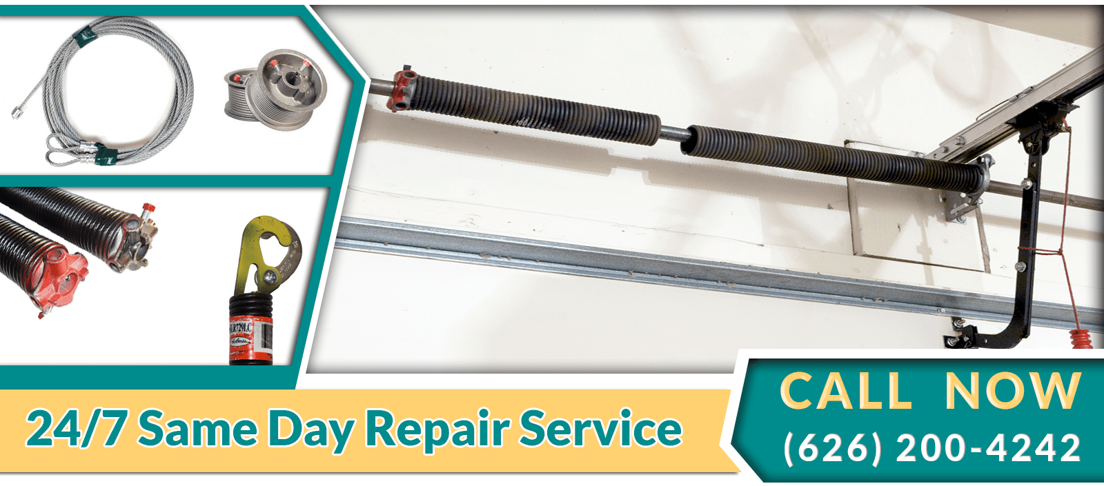 Garage Door Spring Replacement Pasadena | Spring & Cable Repair